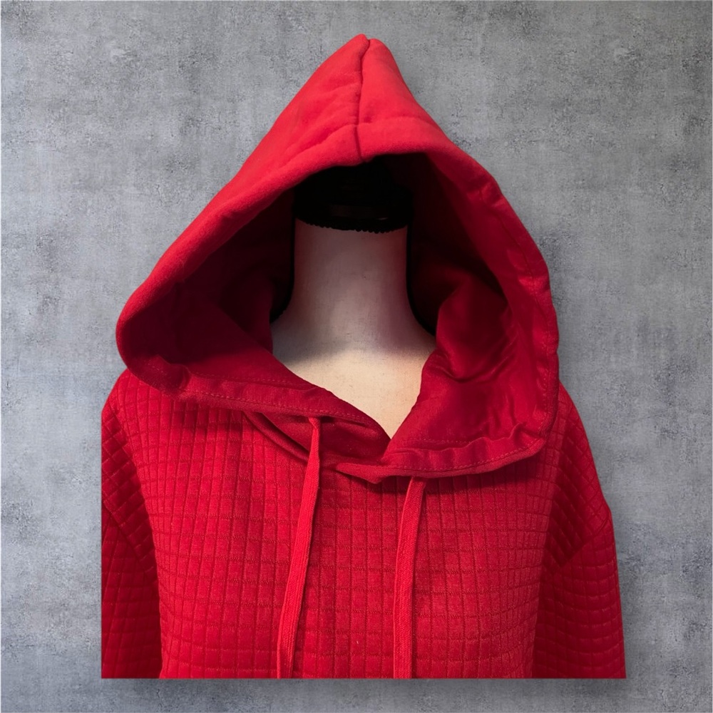Brand New Red Quilted Hoodie - Coofandy XXL